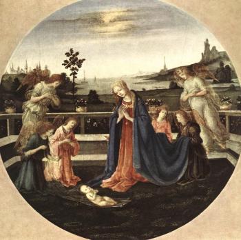 Filippino Lippi : Adoration of the Child II
